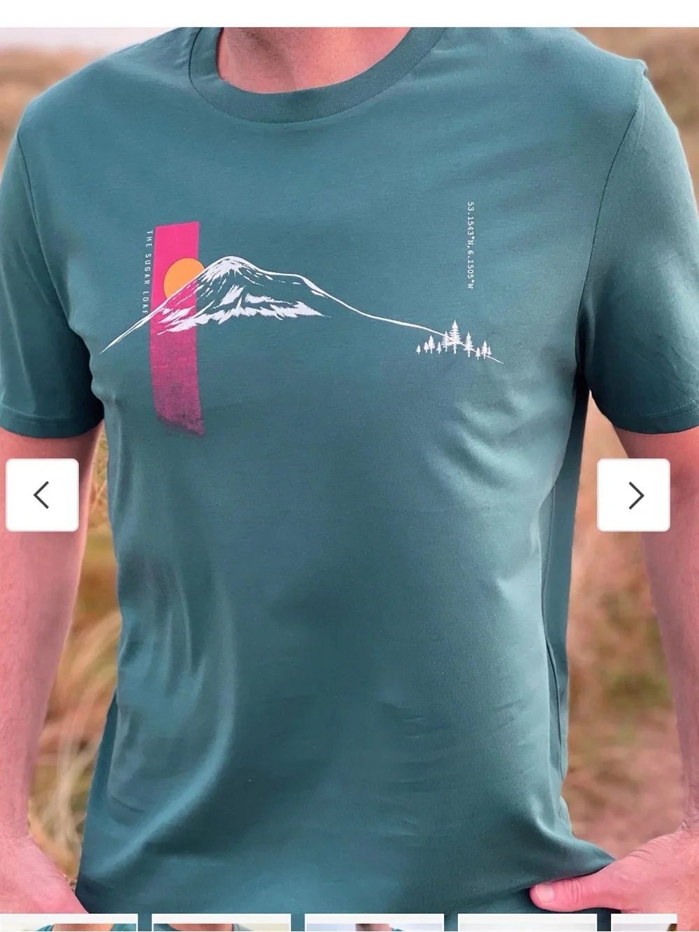 Due South The Sugar Loaf Organic Cotton T-Shirt Men’s XL
